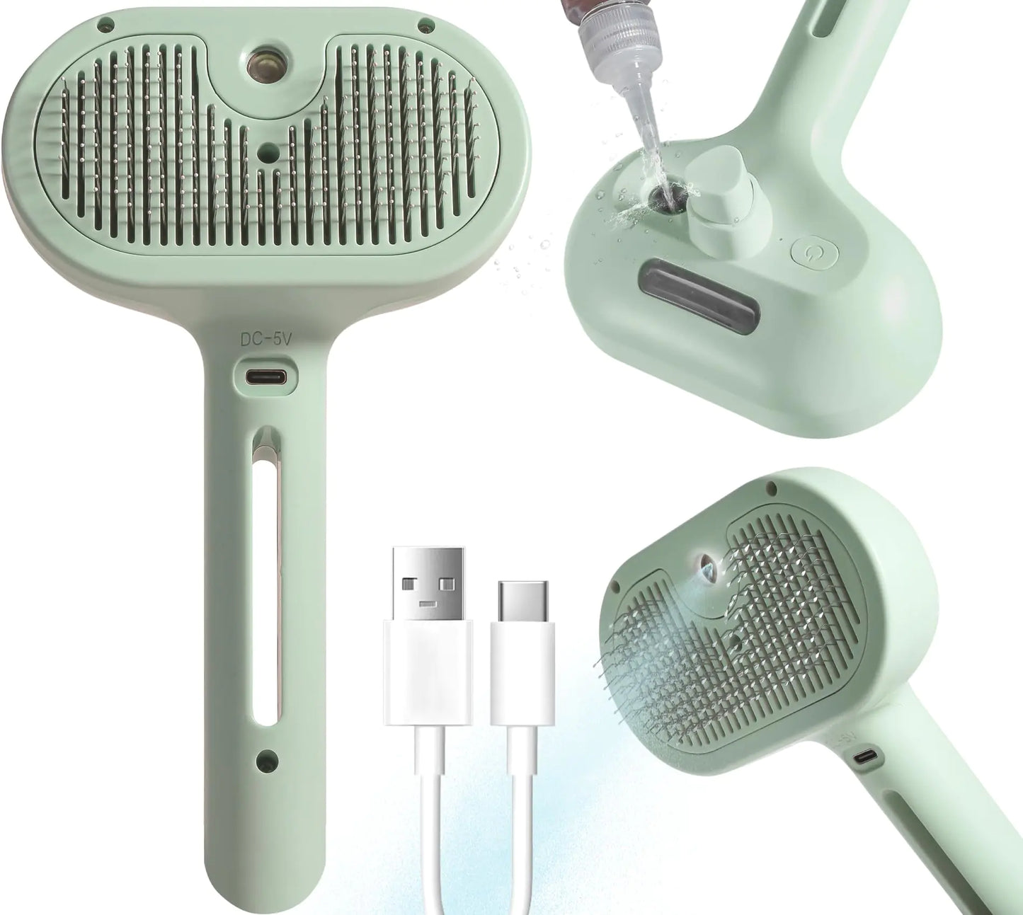 Steam Pet Grooming Comb