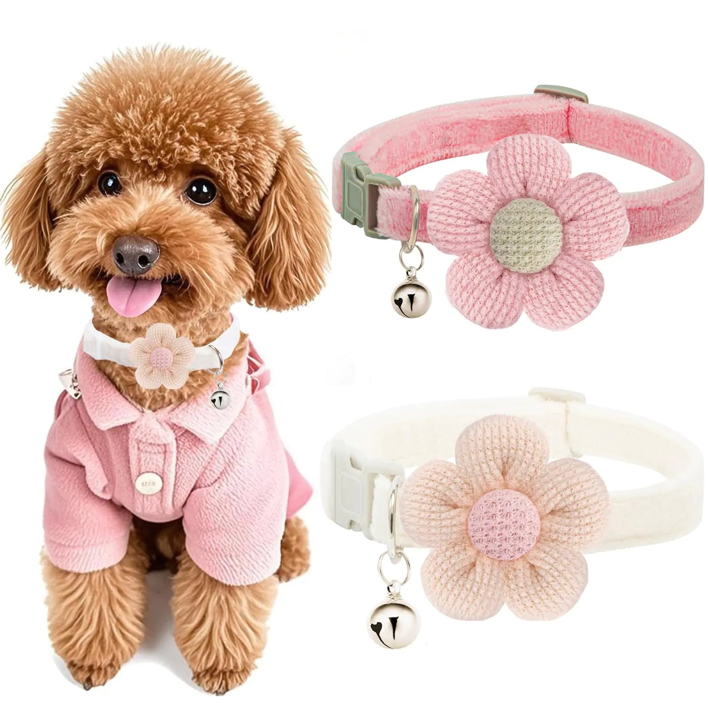 Flower Dog Collar