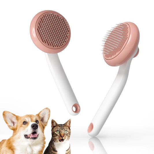 Self-Cleaning Slicker Brush